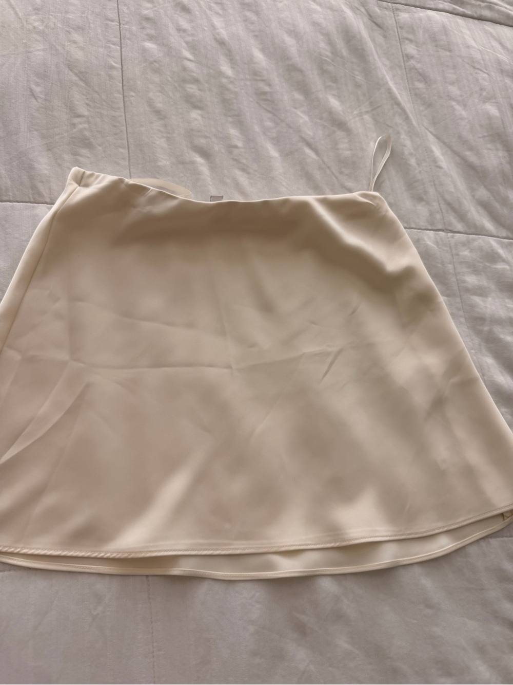 Gianni Bini Cream Mini A-Line Skirt